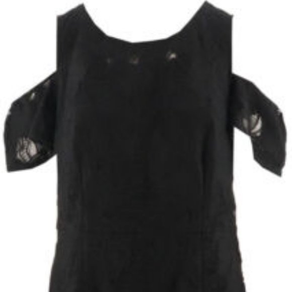 NWT ISAAC MIZRAHI LACE FLUTTER SLV SHEATH DRESS 20 - Picture 3 of 11